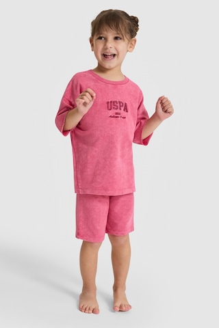 U.s. Polo Assn. Kız Çocuk Fuşya Pijama Takım 50326616-vr023 Fusya