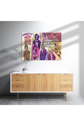 Cakasepetim Taht Oyunları Gta Görsel Ahşap Mdf Tablo