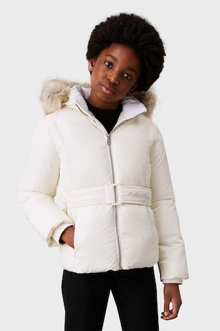 Calvin Klein Çocuk Mont Ig0ıg02685 Ybı Beyaz