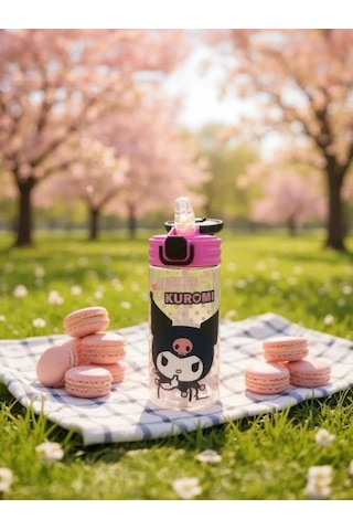 Kuromi 500 Ml Plastik Matara 3413 Çok Renkli