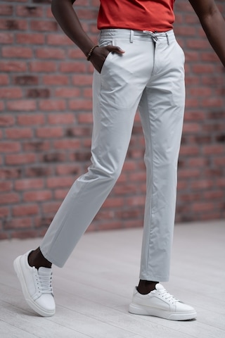 Paul Martin Regular Fit Likralı Paraşüt Kumaş Beli İplikli Ve Lastikli Jogger Pantolon gri