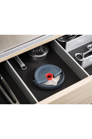 Joseph Joseph 20038 Disc Easy-clean Pizza Diski, Gri/kırmızı Genel