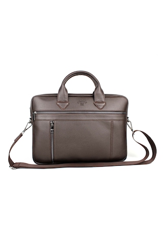 14 İnç Evrak Ve Laptop Çantası Kahverengi