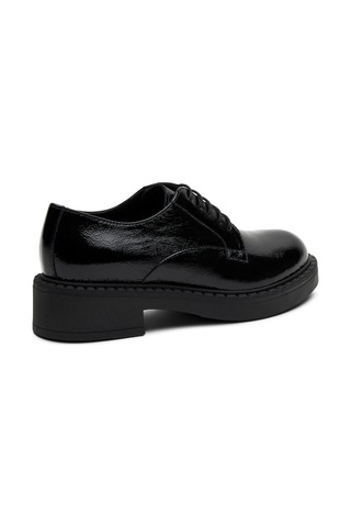 Oxford/ayakkabı Kadın 97u1 Frau Naplack Lace-up Nero Siyah