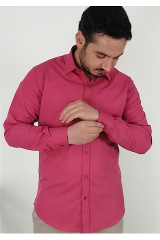 Tousus Slim Fit Kiremit Filafil Erkek Gömlek Slm-5060-tss