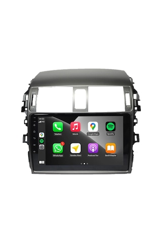 Oskodi Toyota Corolla Android Carplay Multimedya 2007-2011 6gb Ram + 128gb Hafıza