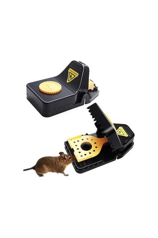 Createtech 4'lü Profesyonel Fare Kapanı Seti, Güçlü Darbe Mekanizmalı, Ev Ve İş Yeri İçin