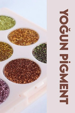 9 Renk Glitter Diamond Far Paleti - 2'li Set Diğer