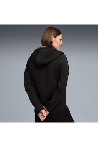 Puma Kadın Evostrıpe Full-zip Hoodie Dk Eşofman Üst 69189801 Siyah
