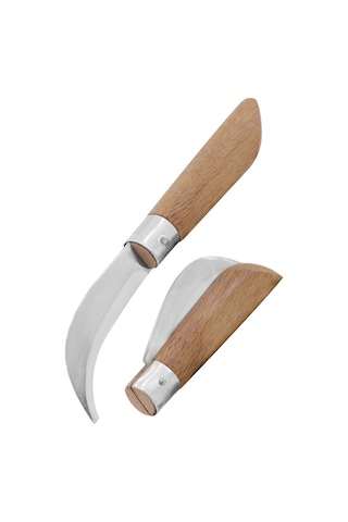 Aşı Bıçağı Bağ Bıçağı 22cm No:3 Paslanmaz Ceviz Aşı Çakısı