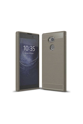 Sony Xperia Xa2 Kılıf Zore Room Silikon Kapak Gri