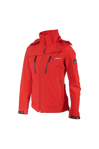 Cresta Outdoor Kapüşonlu Kadın Su Geçimrmez Softshell Ceket