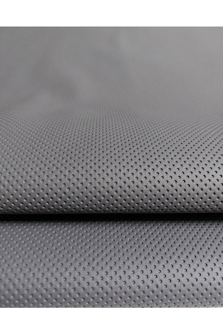 Gri Renk Delikli Suni Deri Oto Tavan Döşeme . Mobilya . Çanta 1 Metre