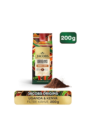 Jacobs Origins Uganda & Kenya Filtre Kahve 200gr Filtre