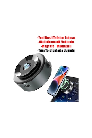 Yeni Nesil Akıllı Taşınabilir Magsafe Mıknatıslı Araç Tutucu