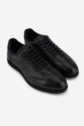 Valmenti Erkek Hakiki Deri Siyah Sneakers & Spor Ayakkabı 1093 1988 Erk Ayk Sk26-27 Sıyah Dr/arzn