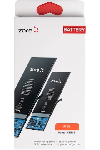 Apple Uyumlu iPhone 8 Zore Panter Serisi Batarya