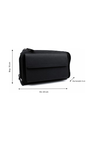 Alphaclub Bag Erkek Hakiki Crazy Deri Taba El Çantası Clutch Portföy Çanta