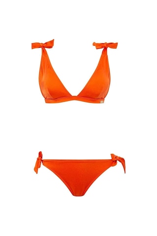 U.S. Polo Assn. Kadın Turuncu Bikini Takım