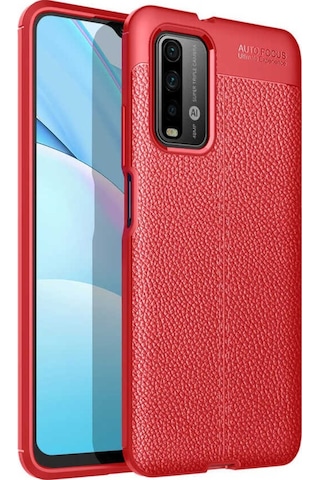 Xiaomi Redmi Note 9 4G Kılıf Zore Niss Deri Desenli Silikon