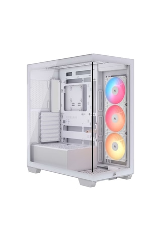3500x Rs-r Beyaz 3x120mm Argb Fan Temperli Cam Usb 3.2 Mid Tower E-atx Gaming Kasa Cc-9011323-ww
