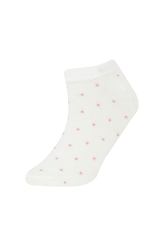 DeFacto Kız Çocuk 3'lü Pamuklu Patik Çorap E6055A8NSKR1
