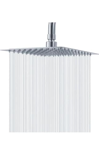 Tepe Duş Başlığı Faumix Kar01 Krom Kare Slim 304 Çelik 20x20 Cm Krom
