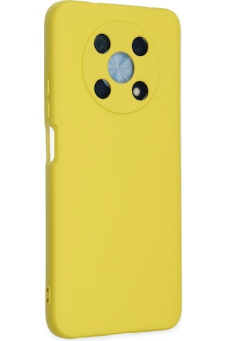 Newface Huawei Nova Y90 Kılıf Nano İçi Kadife Silikon Semeglbl - 15 - Sarı