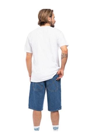Homeboy X-tra Baggy Rahat Kesim Unisex Mavi Kot Şort Mavi