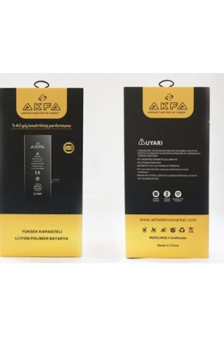 Akfa Apple Uyumlu iPhone  7g  Güçlendirilmiş Performans Batarya Model:tyc00367838393