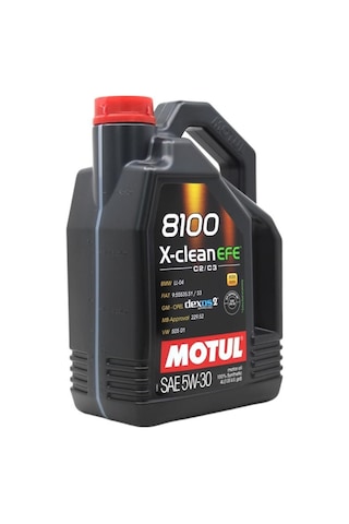 Motul 8100 X-Clean Efe C2/C3 5W-30 Tam Sentetik Motor Yağı 4 x 4 L