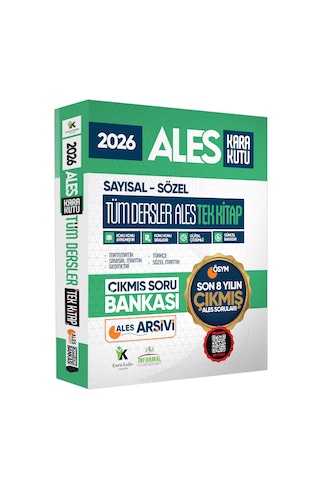 2026 Full Ales Tüm Dersler Tek Kitap Ösym Çıkmış Soru Bankası Son 8 Yıl Sadece Ales Pdf/video Çözümlü