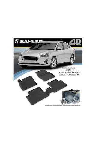 Ford Focus 4 Paspas Sahler 4.5D Havuzlu 2018- Sonrası Siyah