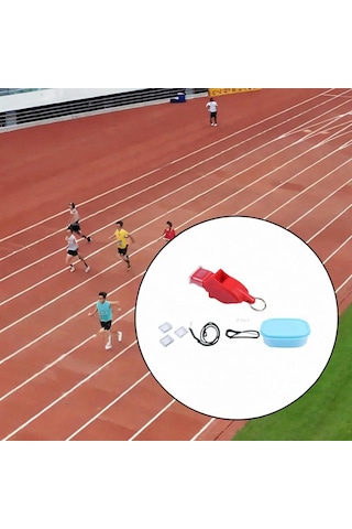 Homyl Spor Düdüğü Hafif Taşınabilir Boyun Askılı Hakemler Kırmızı