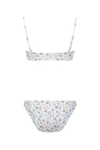 U.S. Polo Assn. Kadın Beyaz Bikini Takım