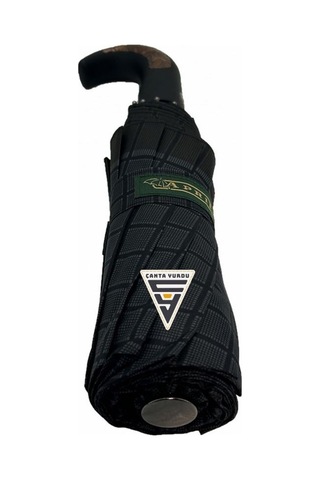 April A-226g A4 Baston Sap 10 Telli Tam Otomatik Şemsiye Siyah