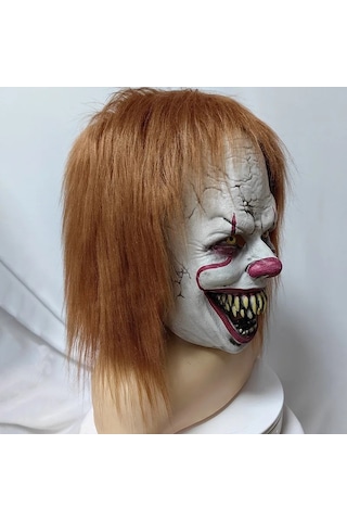Jl Cadılar Bayramı Korku Palyaço Pennywise Maske Kulaklık Avrupa