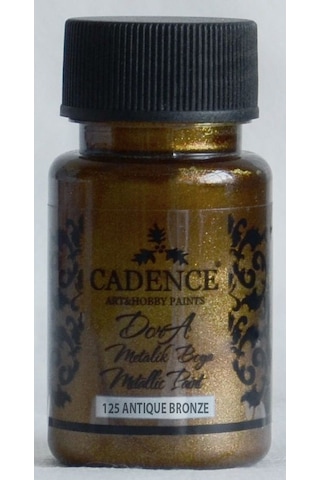 Cadence Dora Metalik Boya 50Ml - 125 Antik Bronz