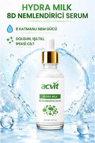 Hydra Milk 8d Nemlendirici Serum 30 Ml