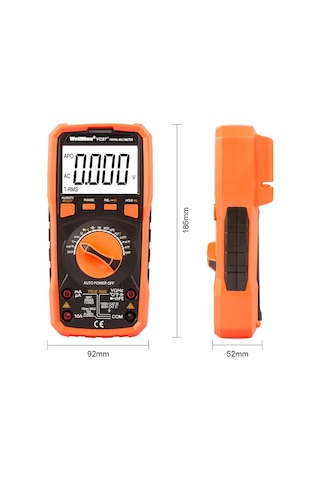 Wellhise Vc97+ Multimetre Ölçü Aleti Avometre True Rms