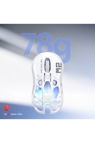 Gravastar Mercury K1 Lite Mekanik Gaming Klavye Ve M2 Kablosuz Optik Mouse Seti, Crystal Aurora