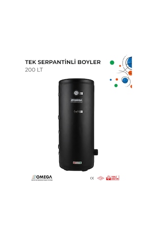 200 L Tek Serpantinli Boyler
