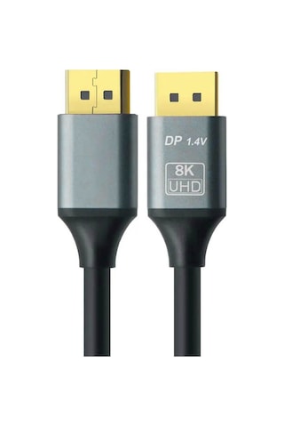Wozlo 8k Displayport 1.4 Kablo 32,4gbps, 8k 60hz, 4k 120hz Hbr3 7680x4320 Freesync Ve G-Sync - 1.8 M