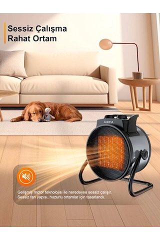 Elektrikli Isıtıcı Fan 3000w Hızlı Ve Sessiz Isıtma