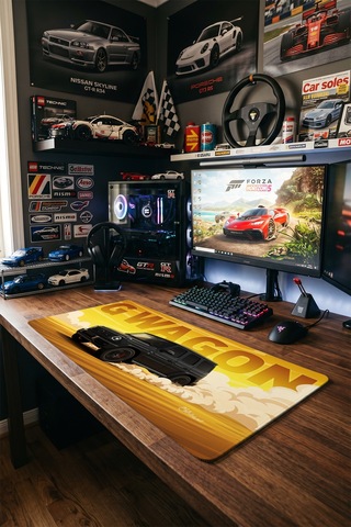 Mercedes G63 Amg G Wagon 40x90 Cm Oyuncu Mousepad Kaymaz Taban Büyük Boy Mousepad