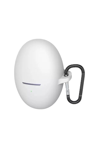 Huawei Freebuds 6 Hang Kılıf - Beyaz Düz Renkli