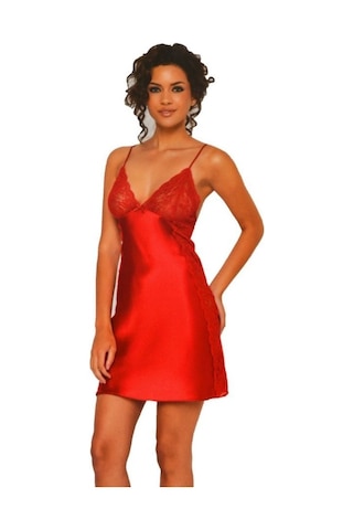 Pierre Cardin 624 Kısa Saten Gecelik 001