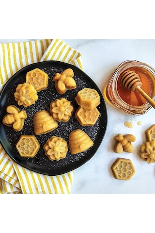 Nordicware Meşgul Arılar Mini Kek Kalıbı 94777 Altın