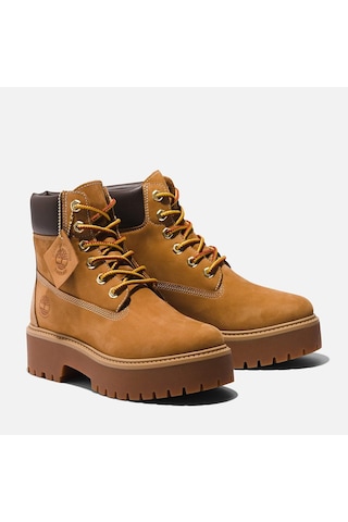Timberland Stone Street 6 Inch Lace Up Waterproof Kadın Bot-31937 Sarı