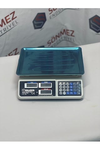 Sönmez Endüstriyel Elektronik Terazi Market Manav Terazi 40 Kg Tartım Terazi